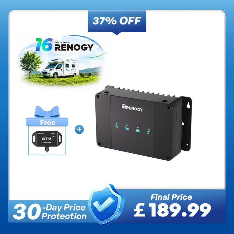 12V 50A DC-DC On-Board Battery Charger with MPPT