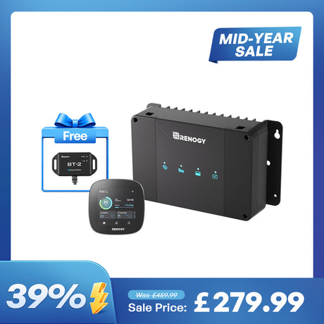 12V 50A DC-DC On-Board Battery Charger with MPPT