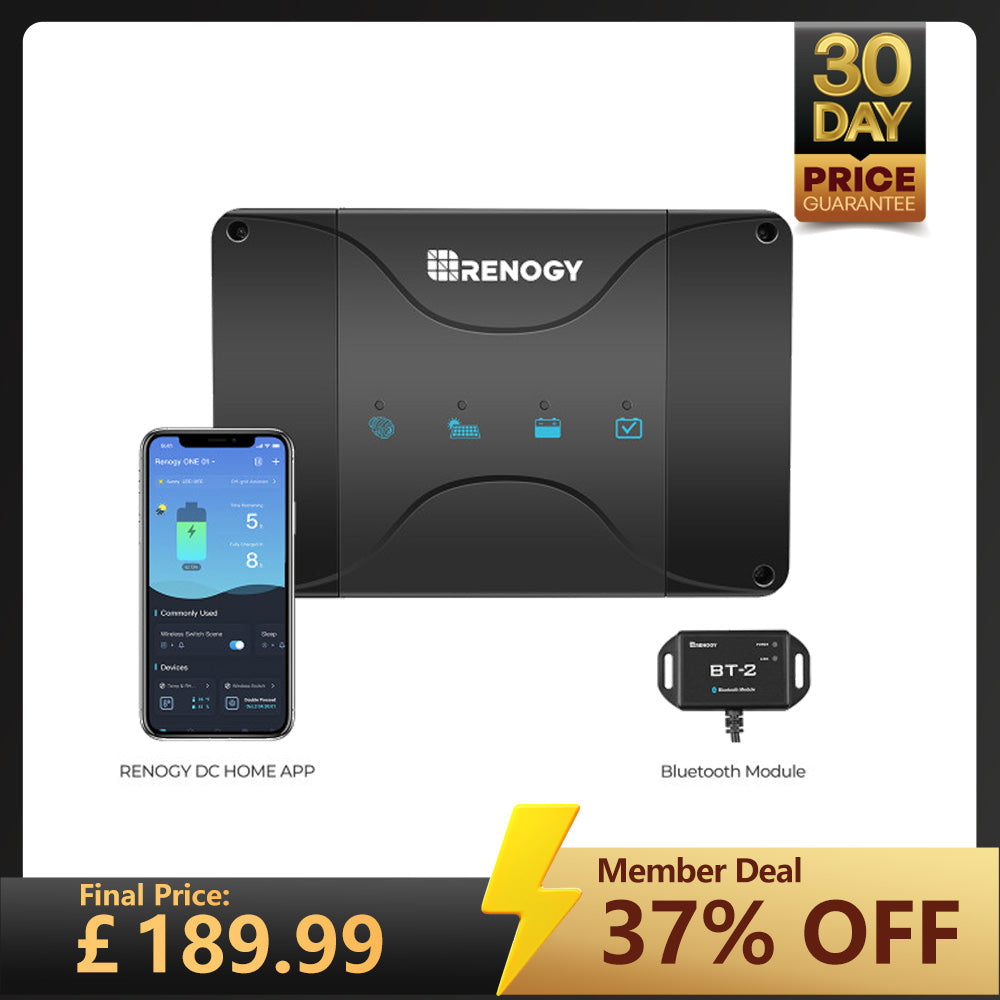 12V DC-DC On-Board Battery Charger with MPPT 50A/30A (New Version)