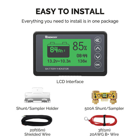 Renogy 500A Battery Monitor