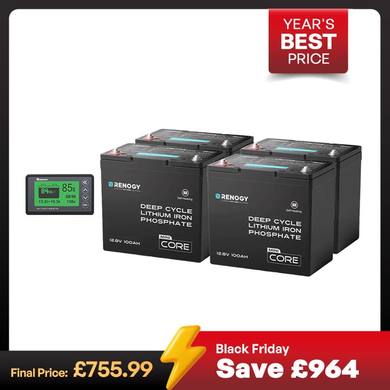 DuoHeat Tech - Core Mini 12V 100Ah Lithium Iron Phosphate Battery