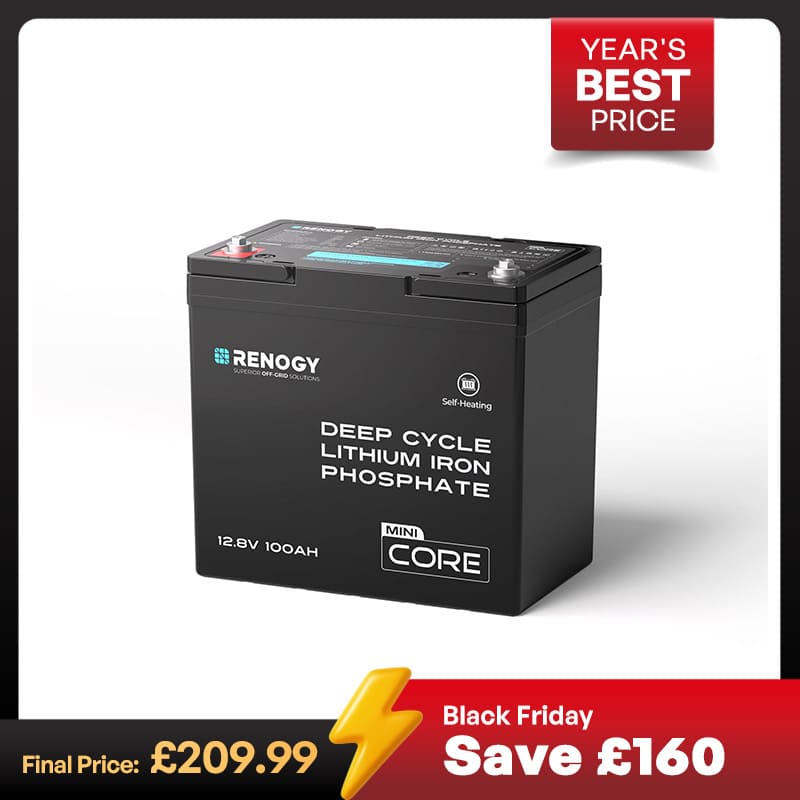 DuoHeat Tech - Core Mini 12V 100Ah Lithium Iron Phosphate Battery