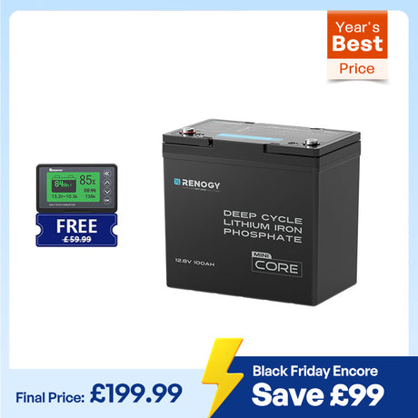 Core Mini- 12.8V 100Ah Lithium Iron Phosphate Battery