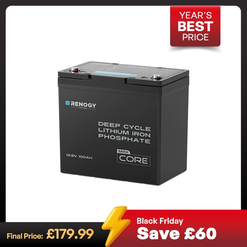 Core Mini- 12.8V 100Ah Lithium Iron Phosphate Battery