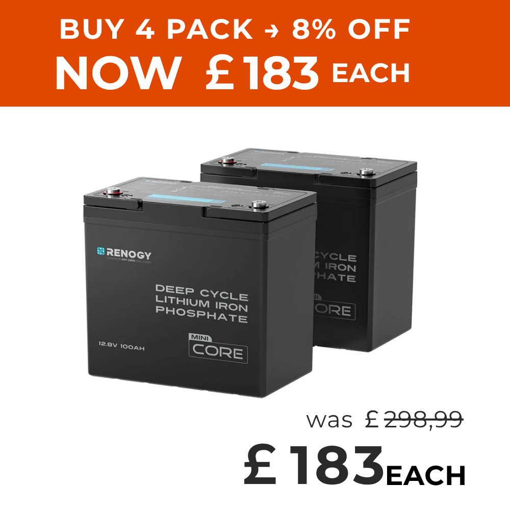 Core Mini- 12.8V 100Ah Lithium Iron Phosphate Battery