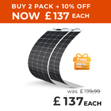 200 Watt 12 Volt Flexible Monocrystalline Solar Panel