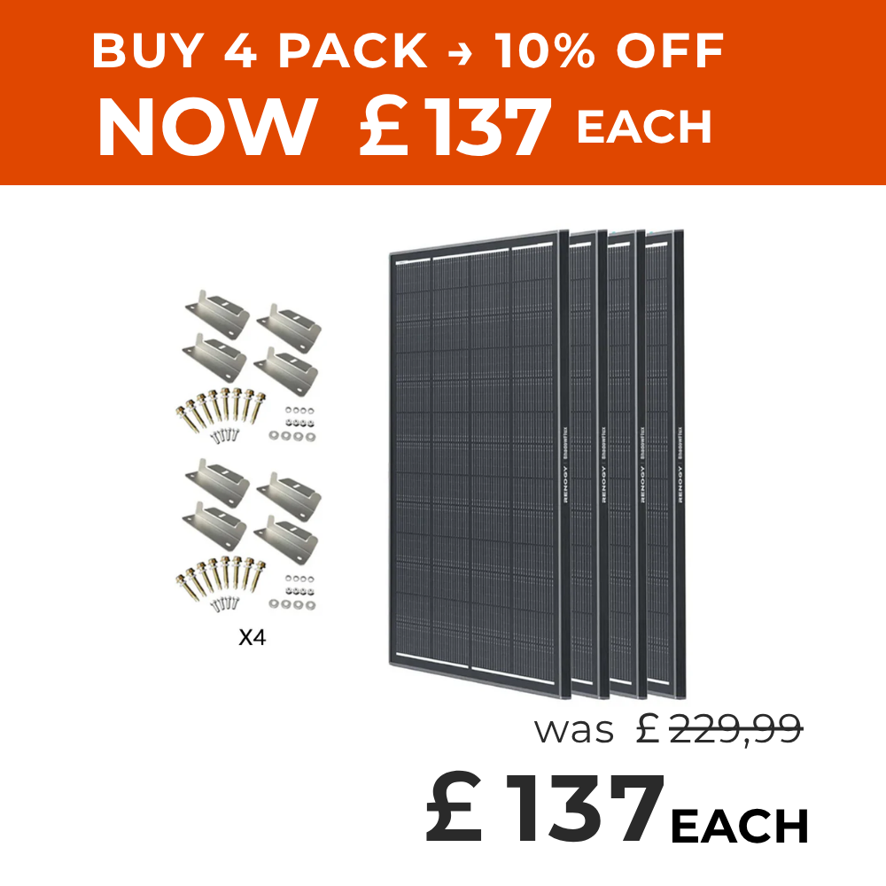 ShadowFlux 12V 200W 120W Anti-Shading Solar Panel