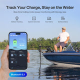 Core - 12V 100Ah Trolling Motor Group 24 LiFePO4 Battery w/ Bluetooth