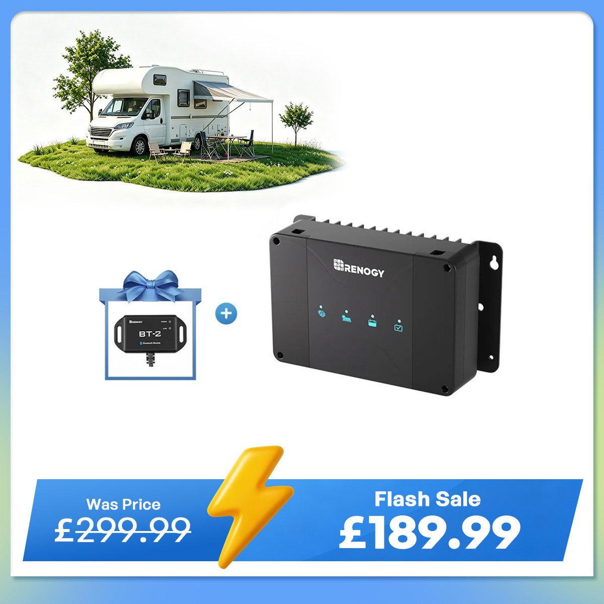 12V 50A DC-DC On-Board Battery Charger with MPPT