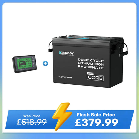 Core Mini - 12.8V 200Ah LiFePO4 Battery w/ Low-Temperature Protection