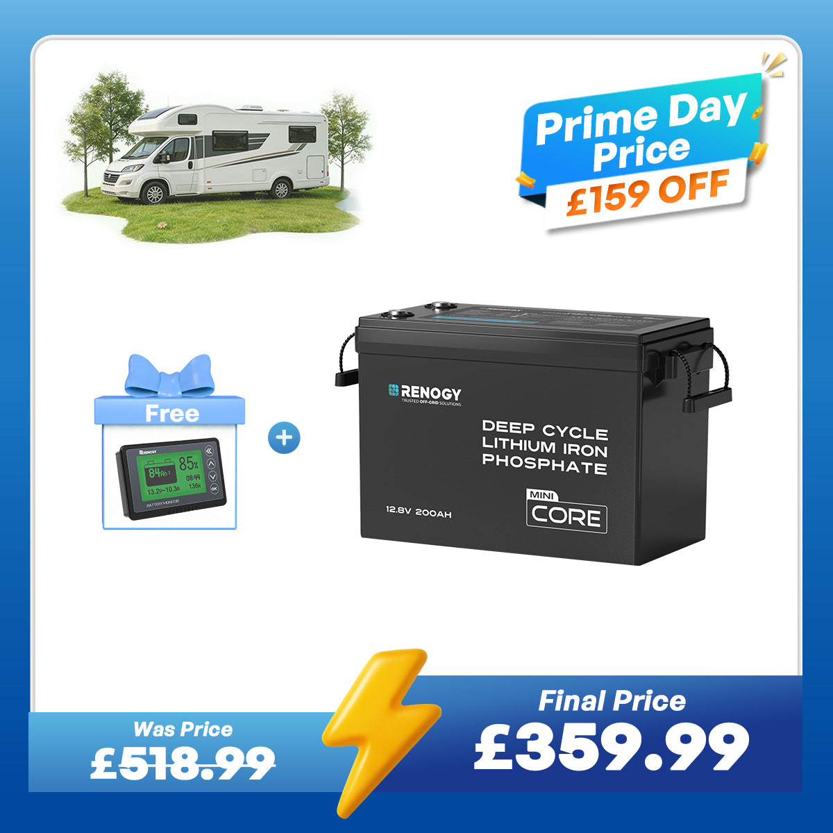 12V 50A DC-DC On-Board Battery Charger with MPPT|Renogy UK