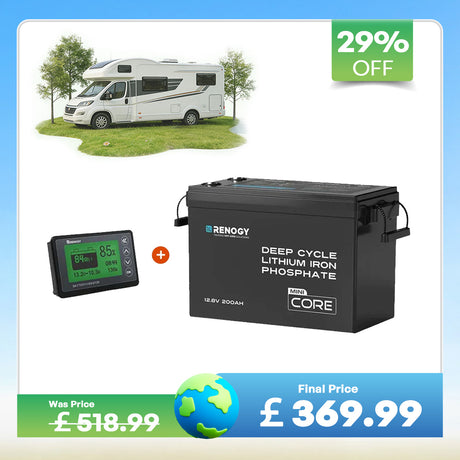 Core Mini - 12.8V 200Ah LiFePO4 Battery w/ Low-Temperature Protection