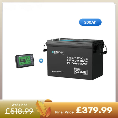 Core Mini - 12.8V 200Ah LiFePO4 Battery w/ Low-Temperature Protection