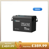 Core Mini - 12.8V 200Ah LiFePO4 Battery w/ Low-Temperature Protection