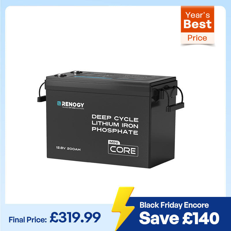 Core Mini - 12.8V Lithium Iron Phosphate Battery 300Ah / 200Ah / 100Ah