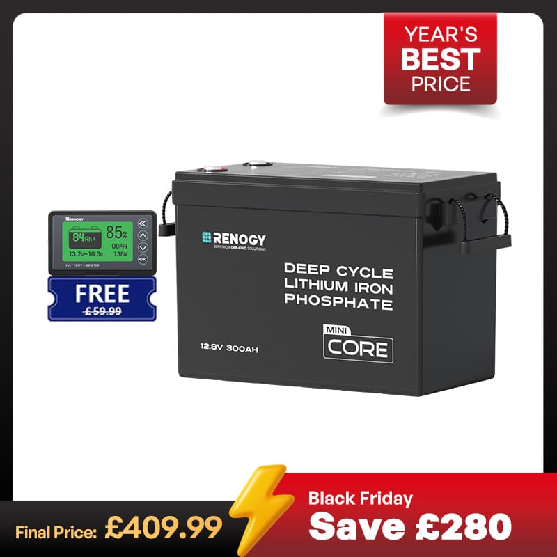 Core Mini - 12.8V Lithium Iron Phosphate Battery 300Ah / 200Ah / 100Ah