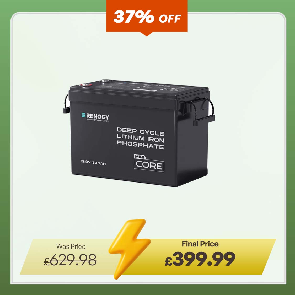 Core Mini - 12.8V Lithium Iron Phosphate Battery 300Ah / 200Ah / 100Ah