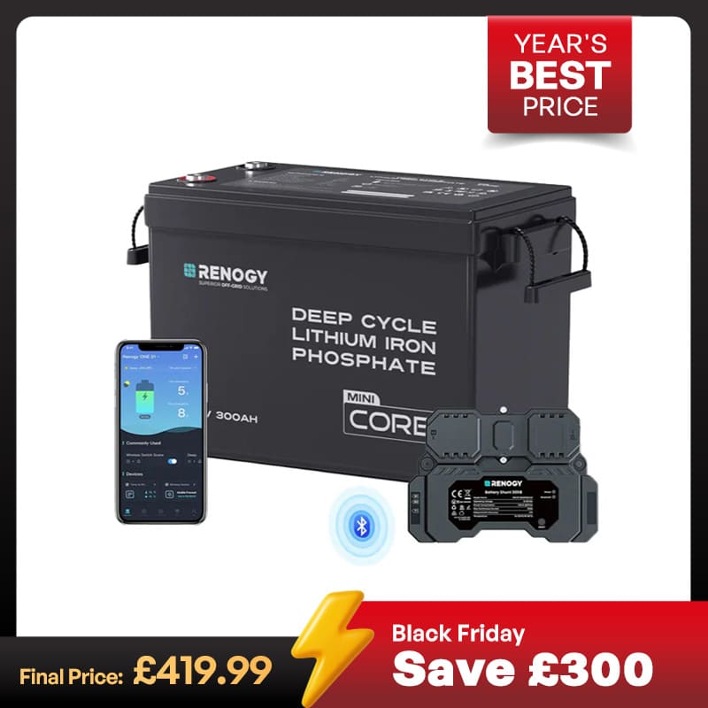 Core Mini - 12.8V Lithium Iron Phosphate Battery 300Ah / 200Ah / 100Ah