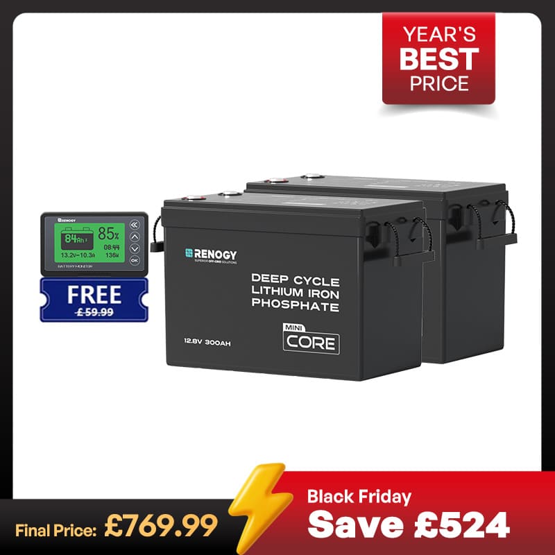 Core Mini - 12.8V Lithium Iron Phosphate Battery 300Ah / 200Ah / 100Ah