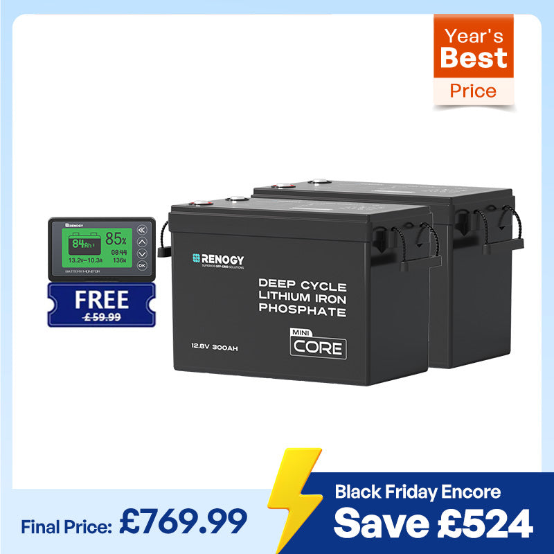 Core Mini - 12.8V Lithium Iron Phosphate Battery 300Ah / 200Ah / 100Ah