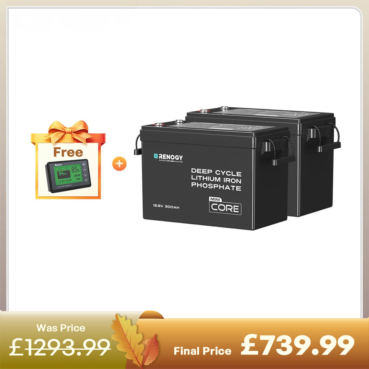 Core Mini - 12.8V 300Ah Lithium Iron Phosphate Battery