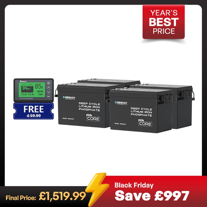 Core Mini - 12.8V Lithium Iron Phosphate Battery 300Ah / 200Ah / 100Ah