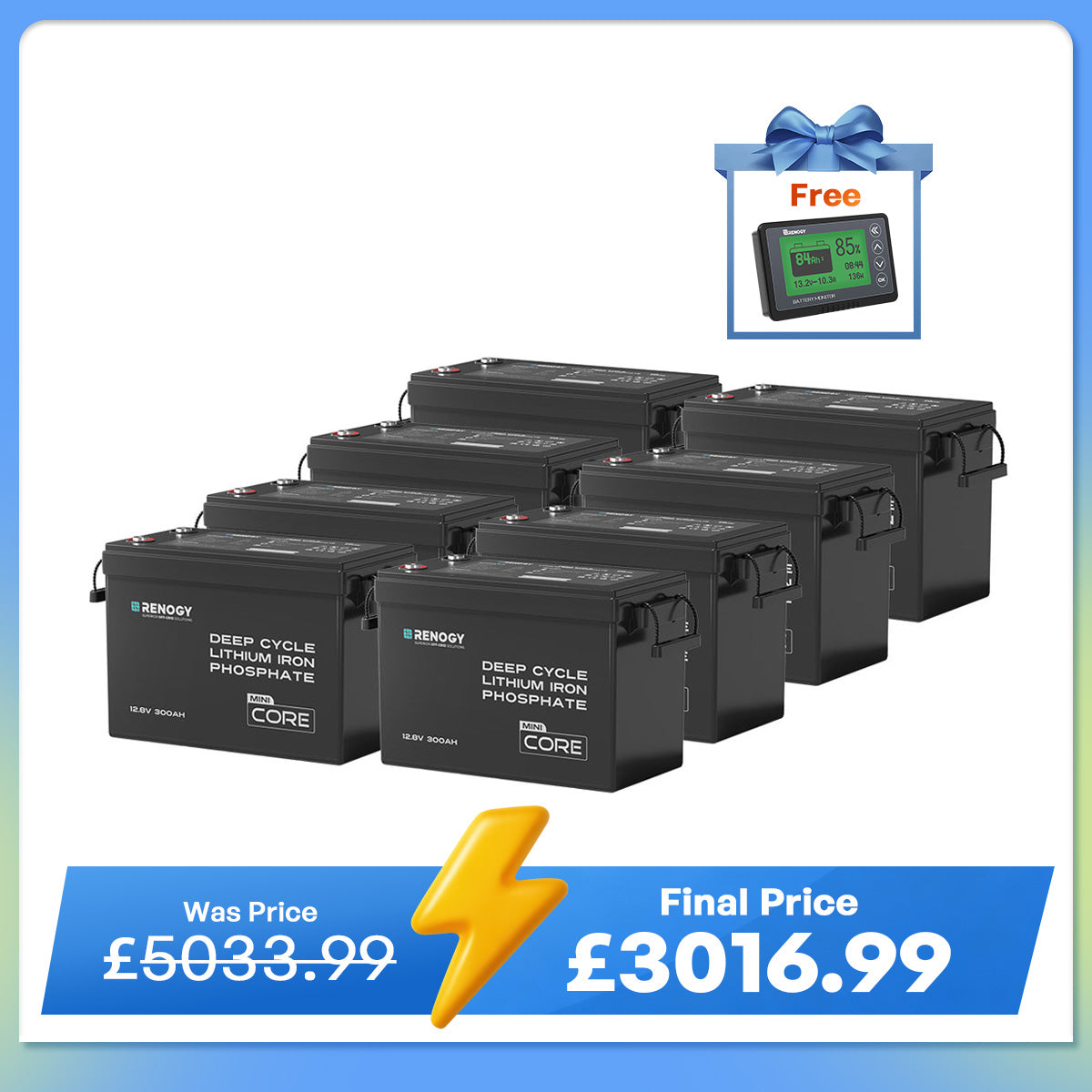 Core Mini - 12.8V 300Ah Lithium Iron Phosphate Battery