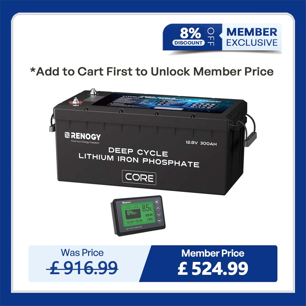 Core - 12V 300Ah Core Series Deep Cycle Lithium Iron Phosphate Battery w/Self-Heating