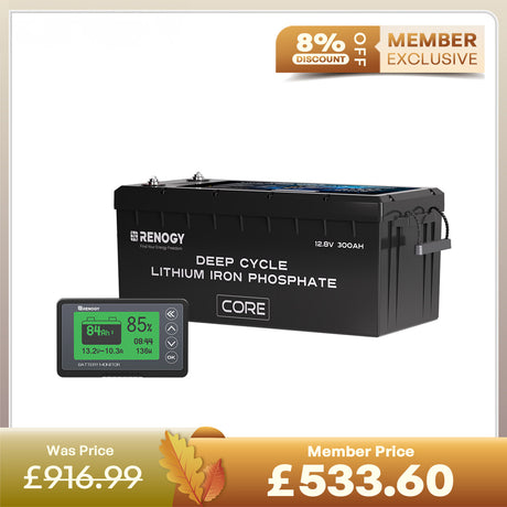 Core - 12V 300Ah Core Series Deep Cycle Lithium Iron Phosphate Battery w/Self-Heating
