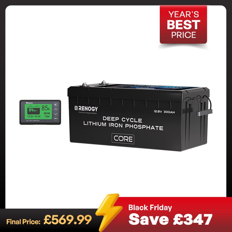 Core - 12V 300Ah Core Series Deep Cycle Lithium Iron Phosphate Battery w/Self-Heating