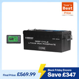 Core - 12V 300Ah Core Series Deep Cycle Lithium Iron Phosphate Battery w/Self-Heating