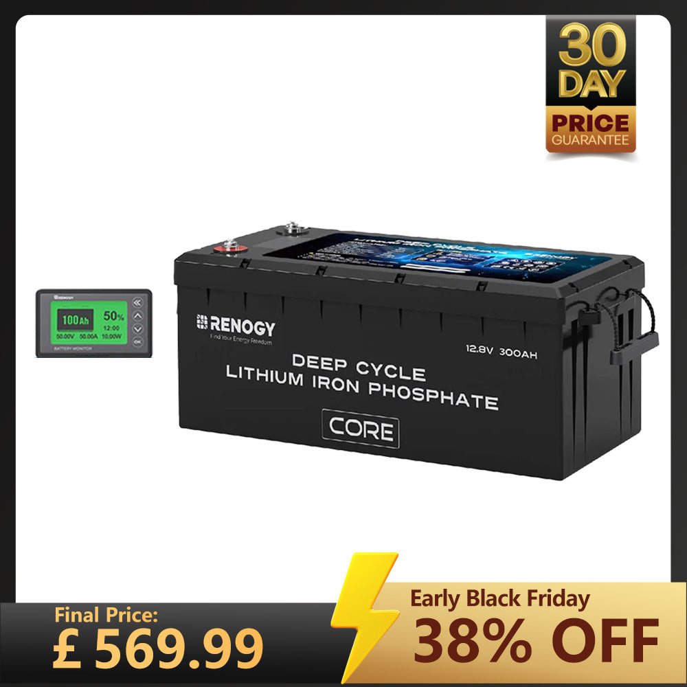 Core - 12V 300Ah Core Series Deep Cycle Lithium Iron Phosphate Battery w/Self-Heating