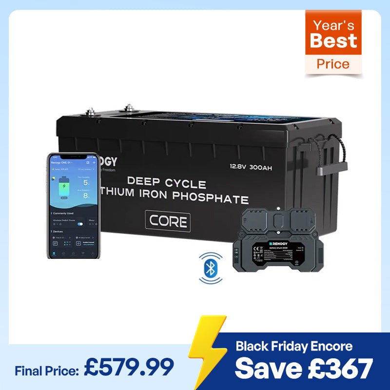 Core - 12V 300Ah Core Series Deep Cycle Lithium Iron Phosphate Battery w/Self-Heating