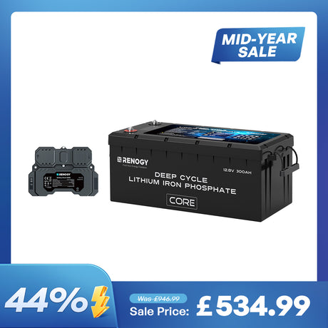 Core - 12V 300Ah Core Series Deep Cycle Lithium Iron Phosphate Battery w/Self-Heating