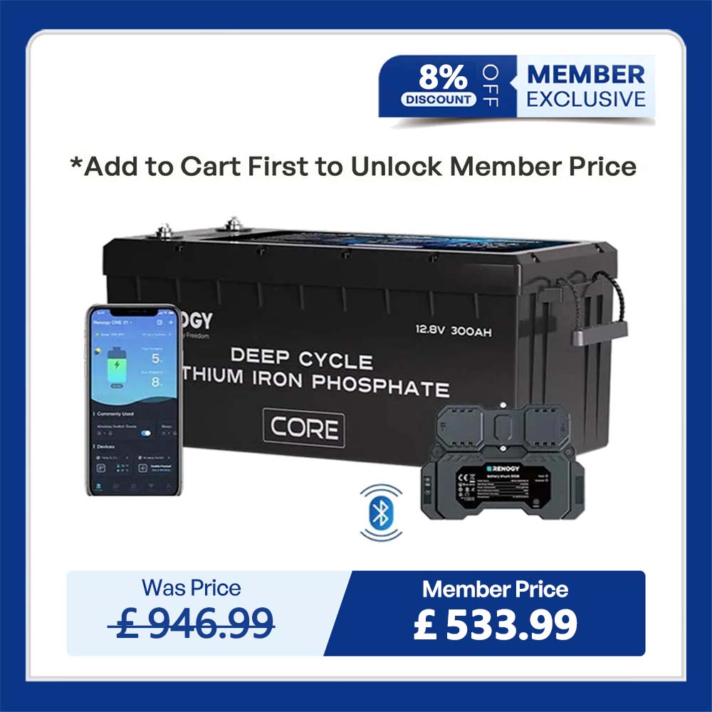 Core - 12V 300Ah Core Series Deep Cycle Lithium Iron Phosphate Battery w/Self-Heating