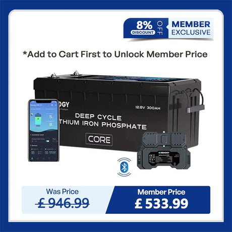 Core - 12V 300Ah Core Series Deep Cycle Lithium Iron Phosphate Battery w/Self-Heating