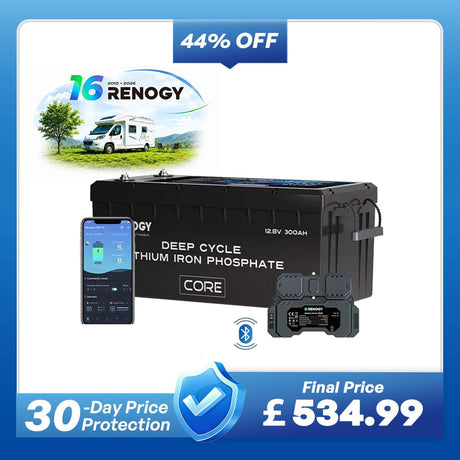 Core - 12V 300Ah Core Series Deep Cycle Lithium Iron Phosphate Battery w/Self-Heating