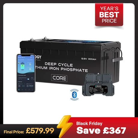 Core - 12V 300Ah Core Series Deep Cycle Lithium Iron Phosphate Battery w/Self-Heating