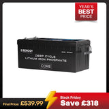 Core - 12V 300Ah Core Series Deep Cycle Lithium Iron Phosphate Battery w/Self-Heating