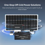 4Kwh Portable Home Backup System 800W portable solar panel 12V 300Ah Lithium Battery 2000W pure sine wave invterter