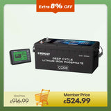 Core - 12V 300Ah Core Series Deep Cycle Lithium Iron Phosphate Battery w/Self-Heating