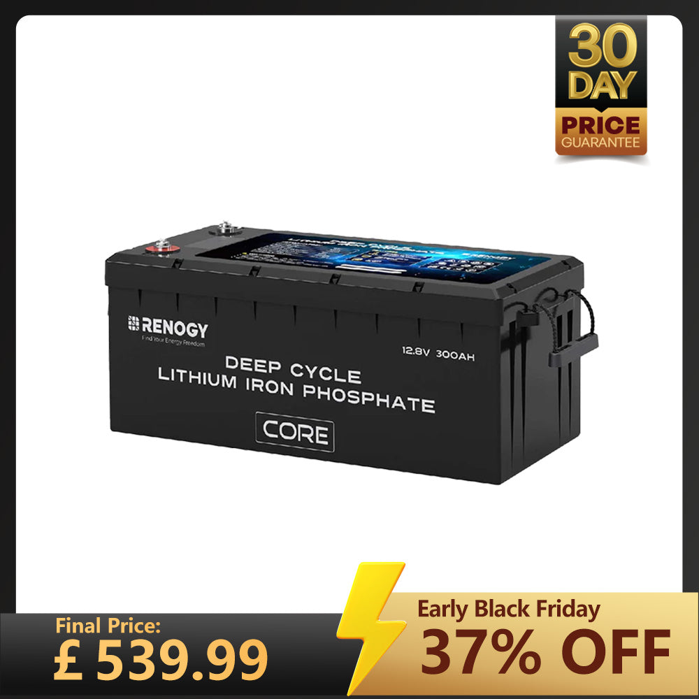 Core - 12V 300Ah Core Series Deep Cycle Lithium Iron Phosphate Battery w/Self-Heating