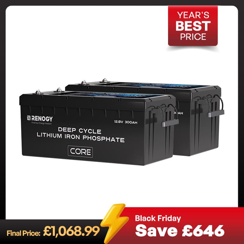 Core - 12V 300Ah Core Series Deep Cycle Lithium Iron Phosphate Battery w/Self-Heating