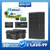 5.12kWh Power System | 200Ah LiFePO4 Batteries, 3000W Inverter