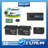 5.12kWh Power System | 200Ah LiFePO4 Batteries, 3000W Inverter