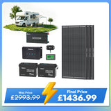 5.12kWh Power System | 200Ah LiFePO4 Batteries, 3000W Inverter