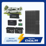 5.12kWh Power System | 200Ah LiFePO4 Batteries, 3000W Inverter