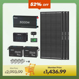 5.12kWh Power Kit | 200Ah LiFePO4 Batteries, 3000W Inverter