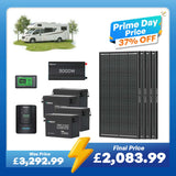10.24kWh Off-Grid Power Kit | 3000W Inverter, 60A MPPT