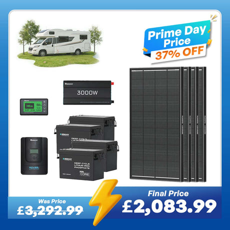 10.24kWh Off-Grid Power Kit | 3000W Inverter, 60A MPPT